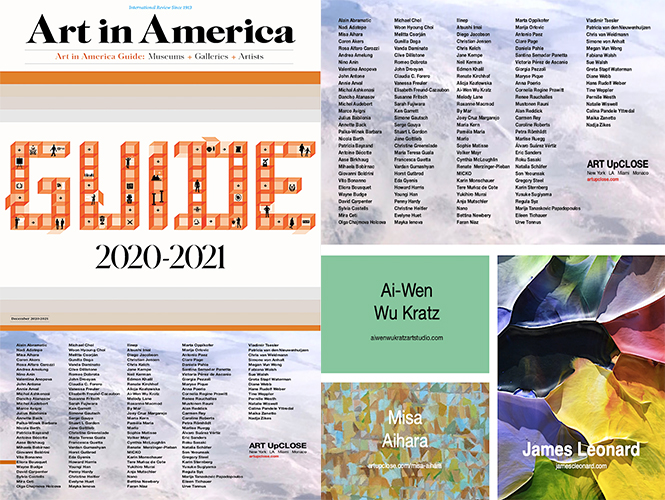 art in america guide 2020-2021 avec eliora bousquet
