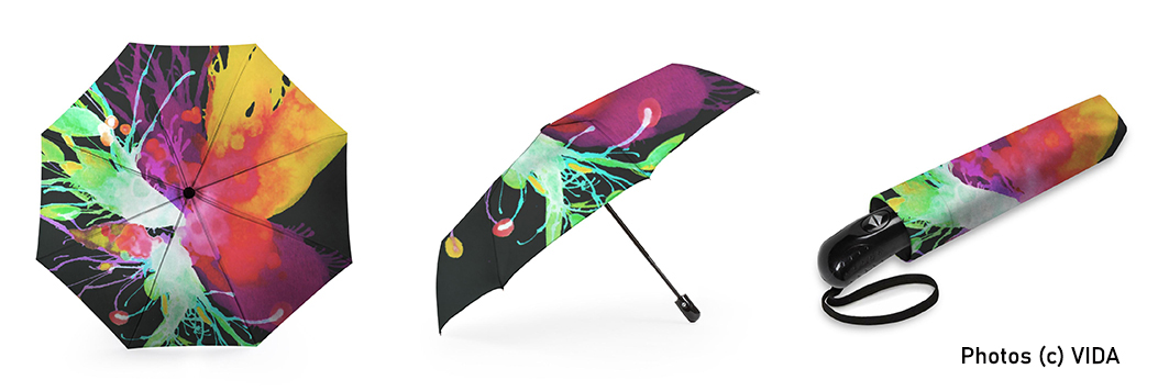 Parapluie pliant signé eliora bousquet