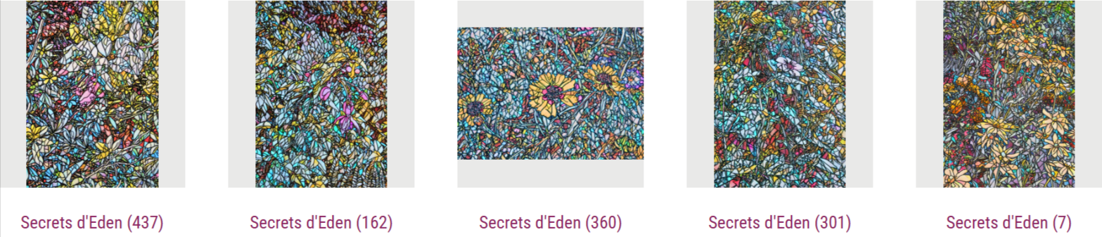 Secrets d'Eden - Bandeau 25 Secrets d'Eden - Bandeau 25