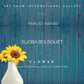 Eliora Bousquet finaliste flower art competition 2022