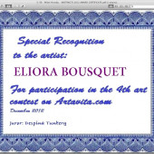 Special Recognition Award - Artavita 4th Contest 2012 - Eliora Bousquet