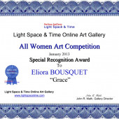 Special Recognition Award - "All Women Art Competition 2013" - Eliora Bousquet