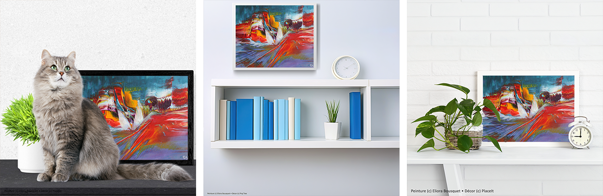 A_la_vie_a_l_amour_peinture_eliora_bousquet dans un décor x3