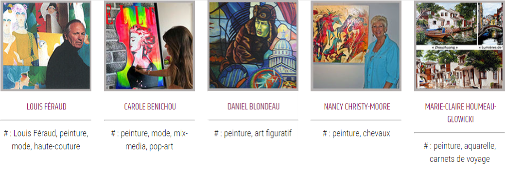 Exemples de critiques d'art rédigées par Elisabeth Eliora Bousquet