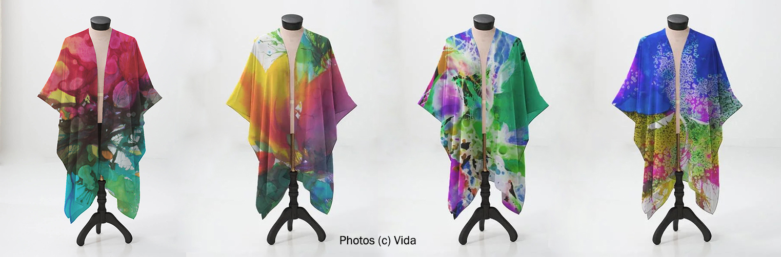 Modèles de kimonos longs signés eliora bousquet