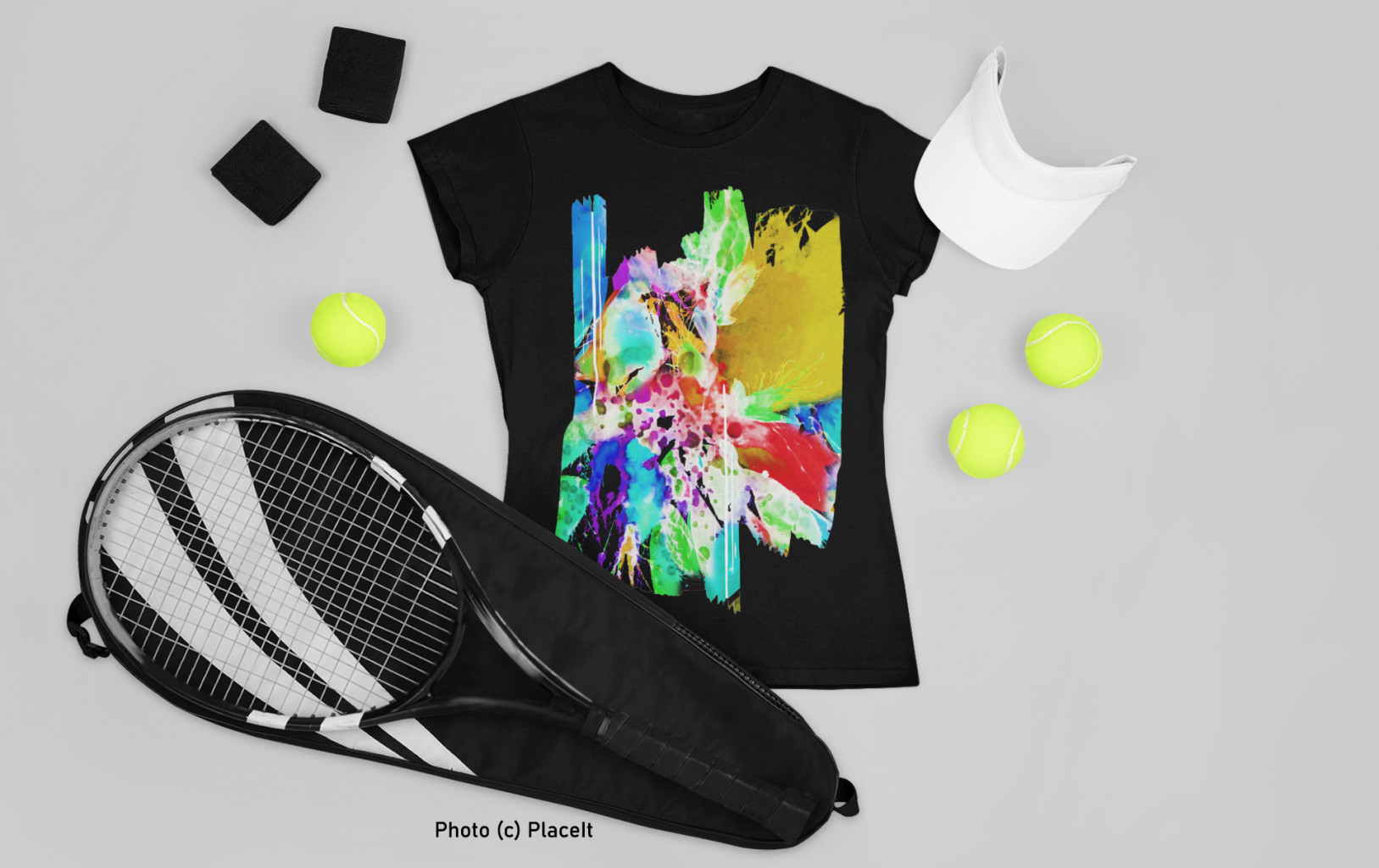 Modèle de t-shirt de tennis signé Eliora Bousquet