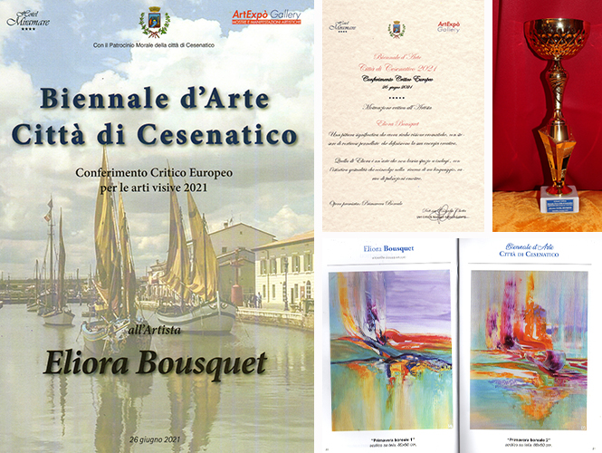 Biennale d'arte citta di cesenatico 2021 prix eliora bousquet