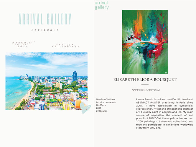Catalogue Arrival Gallery x Manila 2026 - Eliora Bousquet