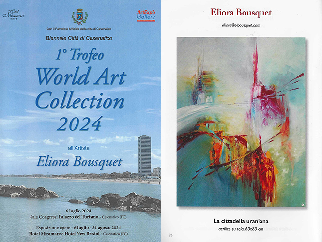 Catalogue p 26 Eliora Bousquet 1° Trofeo World art collection 2024