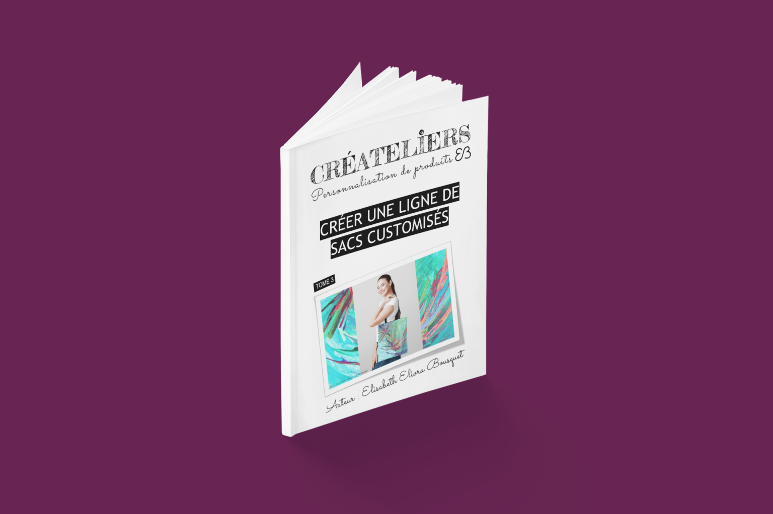 Visuel présentant la formation Créer une ligne de sacs customisés d'E. Bousquet - PlaceIt Visuel présentant la formation Créer une ligne de sacs customisés d'E. Bousquet - PlaceIt