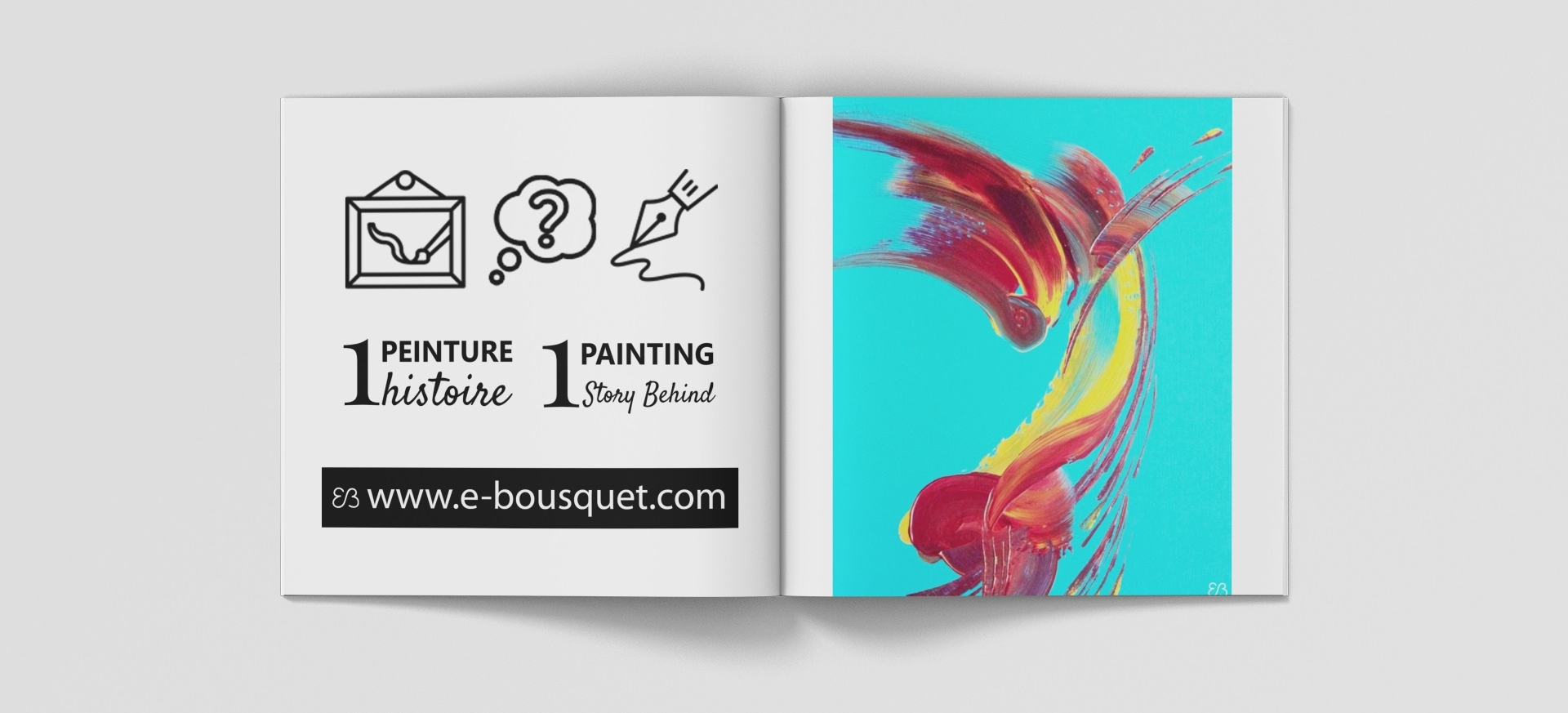 Couverture-du-livret-de-presentation-du-tableau-Naissance_sur_le_mont_de_Qaf_Peinture_Eliora_Bousquet
