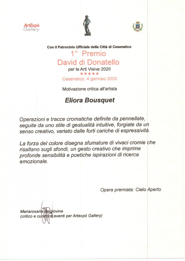 critique d art premio david di donatello 2020 eliora bousquet