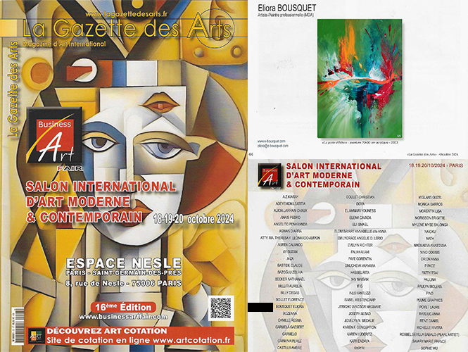 Eliora Bousquet - Catalogue Business art 2024