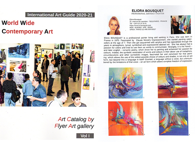 eliora bousquet international art guide 2020-21