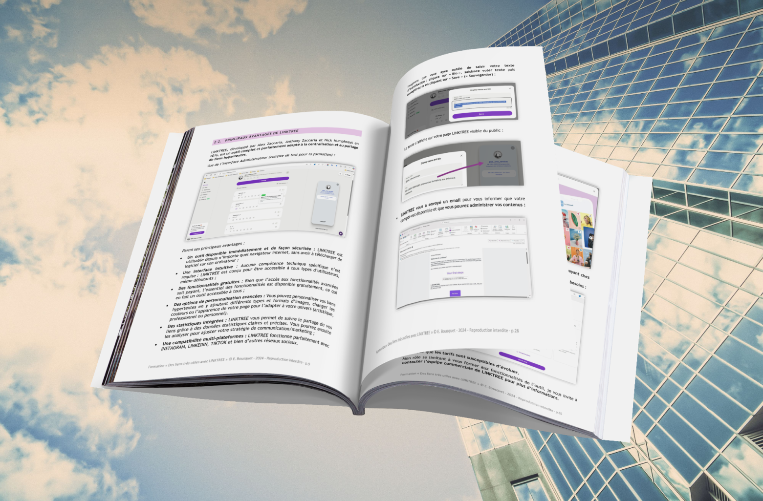 Livre Des liens très utiles avec Linktree d'E. Bousquet (c) PlaceIt 3