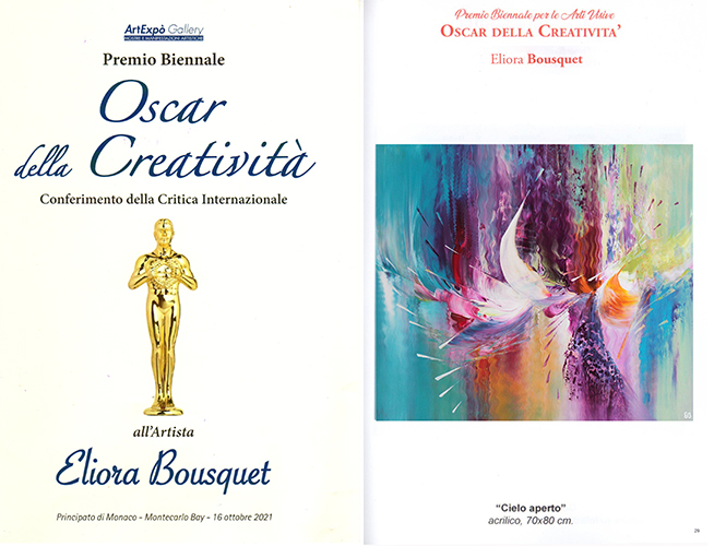 oscar della creativita 2021 eliora bousquet