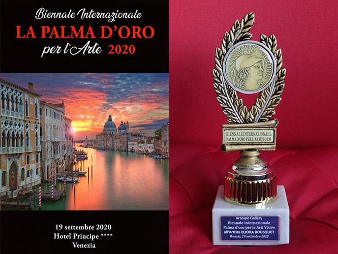 Palma d'oro per l'arte 2020 eliora bousquet