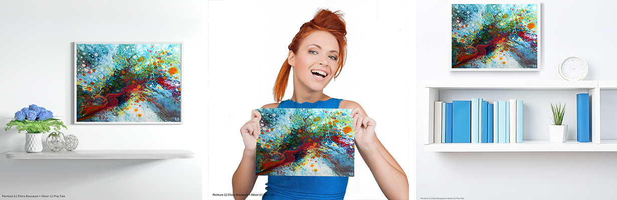 Quintessence (1472) Peinture d'Eliora Bousquet dans un décor x3