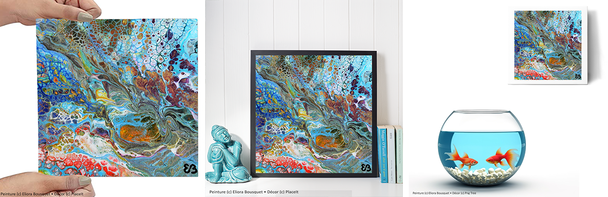 Quintessence (1538) Peinture d'Eliora Bousquet dans un décor x3