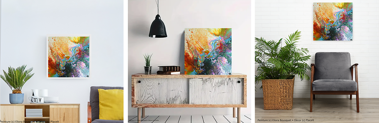 Quintessence (1697) Peinture d'Eliora Bousquet dans un décor x3 Quintessence (1697) Peinture d'Eliora Bousquet dans un décor x3