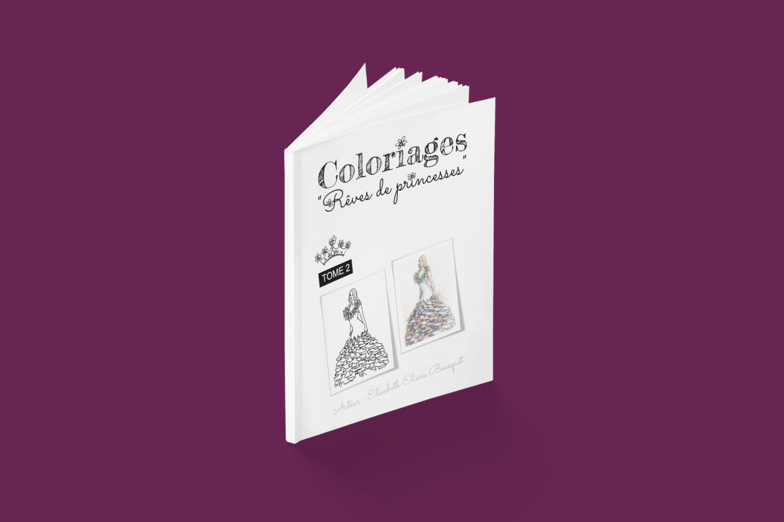 Couverture de l'album "Rêves de princesses 2" d'E. Bousquet