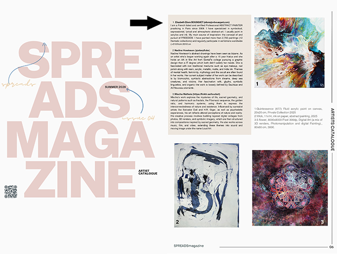 Spreads Magazine #04 Summer 2026 avec Eliora Bousquet