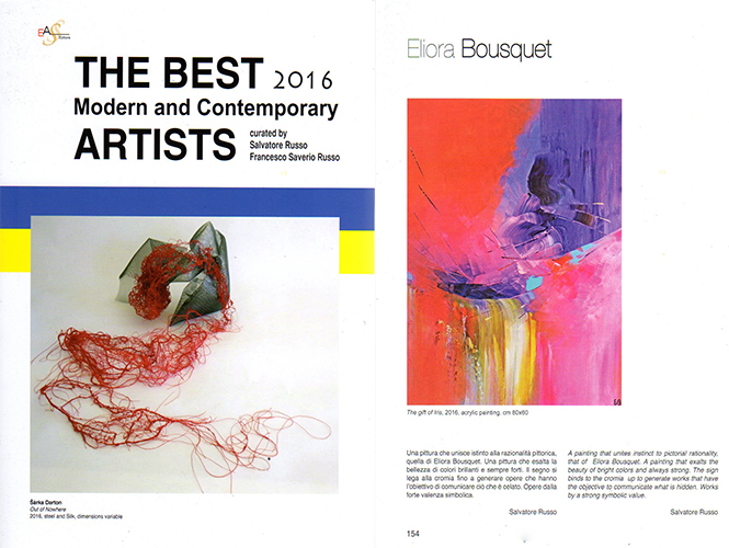 The Best Modern Artists 2016 Eliora Bousquet