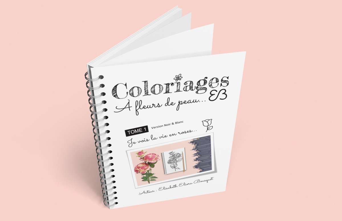 Visuel 0 présentant l'album de coloriages À fleurs de peau 1 d'Eliora Bousquet