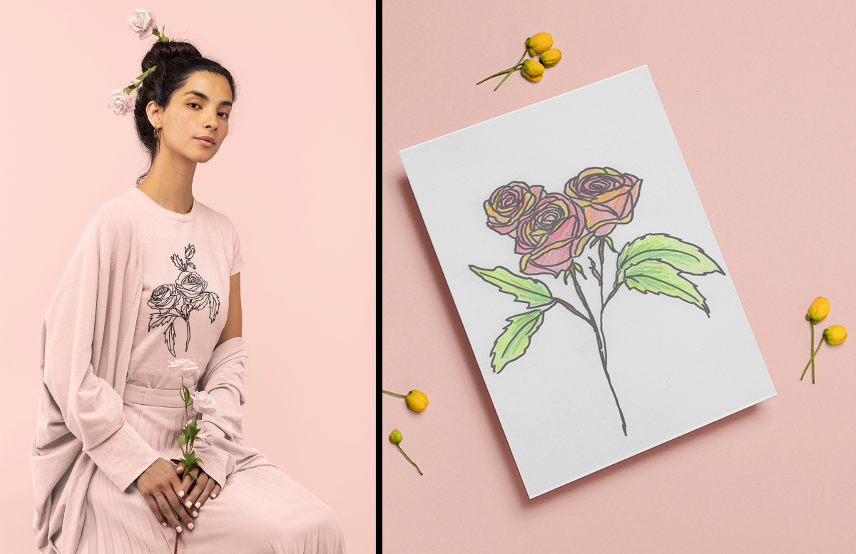 Visuel 5 présentant l'album de coloriages À fleurs de peau 1 d'Eliora Bousquet