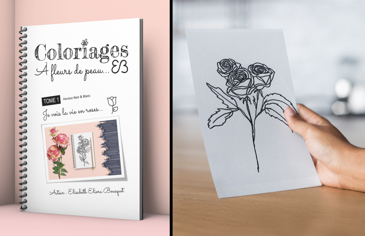 Visuel 7 présentant l'album de coloriages À fleurs de peau 1 d'Eliora Bousquet