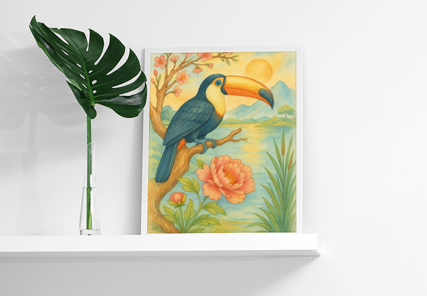 Visuel présentant l'album de coloriages Paysages oisoniriques 4 d'Eliora Bousquet - PI  (5)