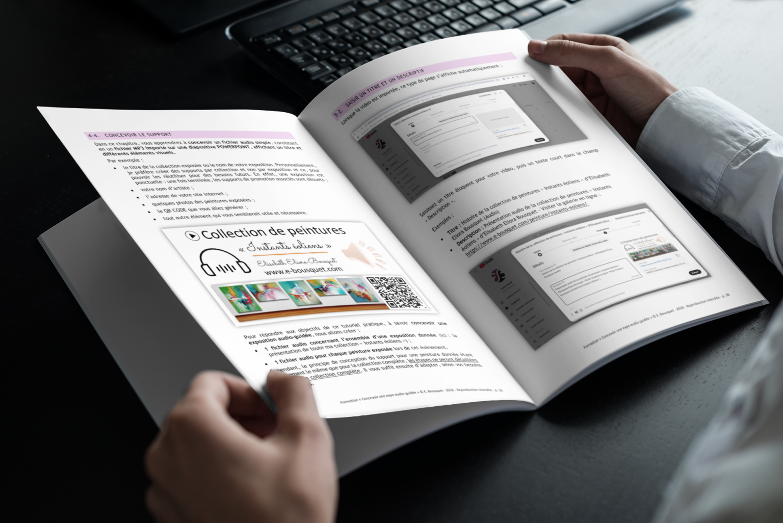 Visuel présentant la formation Concevoir une expo audio-guidée d'Eliora Bousquet - PI  (1)