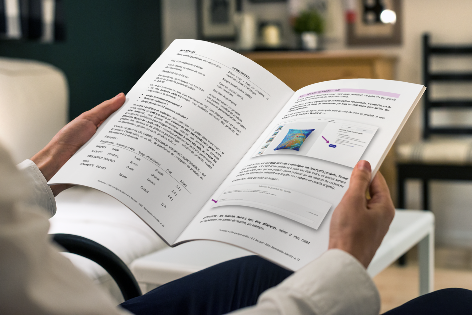 Visuel présentant la formation Créer une ligne de déco d'Eliora Bousquet - PI   (3)