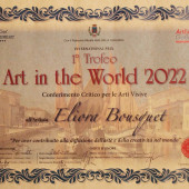1° Premio Art in the world 2022 - Diplôme Eliora Bousquet