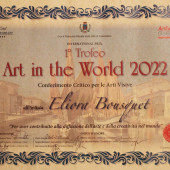 Diplôme - 1° Premio Art in the World 2022 - Eliora Bousquet