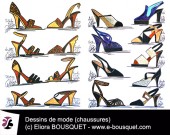 Dessin de chaussures pour femmes Elisabeth Eliora Bousquet 15