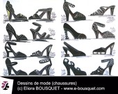 Dessin de chaussures pour femmes Elisabeth Eliora Bousquet 20
