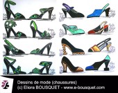 Dessin de chaussures pour femmes Elisabeth Eliora Bousquet 23