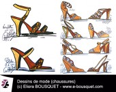 Dessin de chaussures pour femmes Elisabeth Eliora Bousquet 14