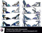 Dessin de chaussures pour femmes Elisabeth Eliora Bousquet 7