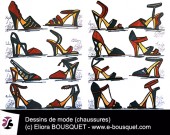 Dessin de chaussures pour femmes Elisabeth Eliora Bousquet 9
