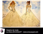 Dessins de robes de mariées d'Elisabeth Eliora Bousquet 14