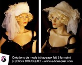 Création de chapeaux femme Elisabeth Eliora Bousquet 54