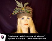 Création de chapeaux femme Elisabeth Eliora Bousquet 65