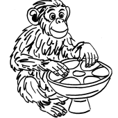 Croquis &agrave; colorier "Animaux musiciens" (c) &Eacute;li et Scriobelius - 26