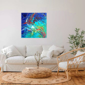 Tableau L'appel du large d'Eliora Bousquet mis en situation dans un décor 5