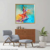 Tableau L'arche d'Iris d'Eliora Bousquet mis en situation dans un décor 21