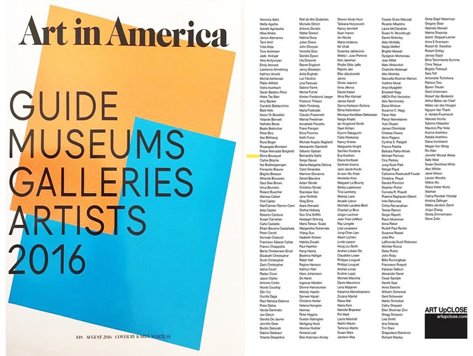 Art in America Guide 2016 Eliora Bousquet