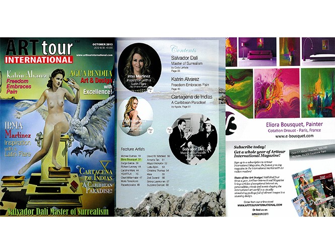 Art Tour International Mag 10-2013 Eliora Bousquet