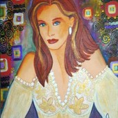 Peinture d'Eliora Bousquet intitulée : Bagdad Milady
